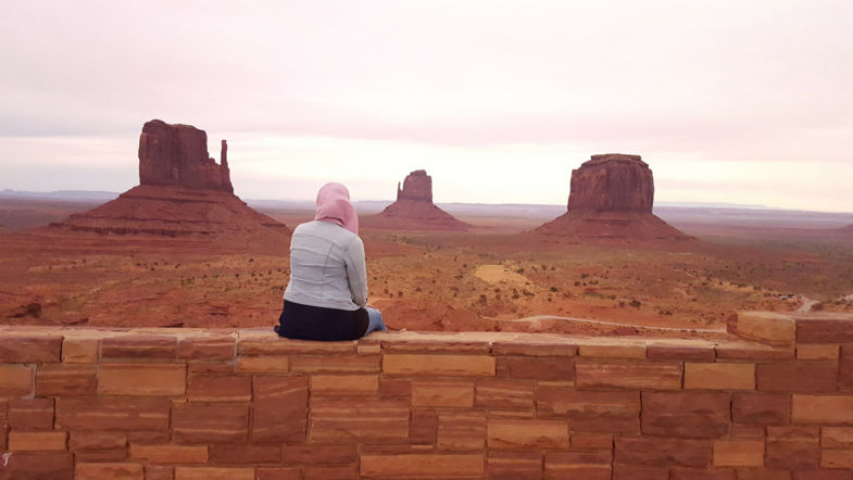 A beautiful moment @ Monument Valley
