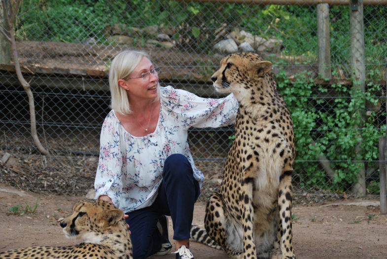 Onvergetelijke meeting in cheeta recue camp in Outshoorn 2014