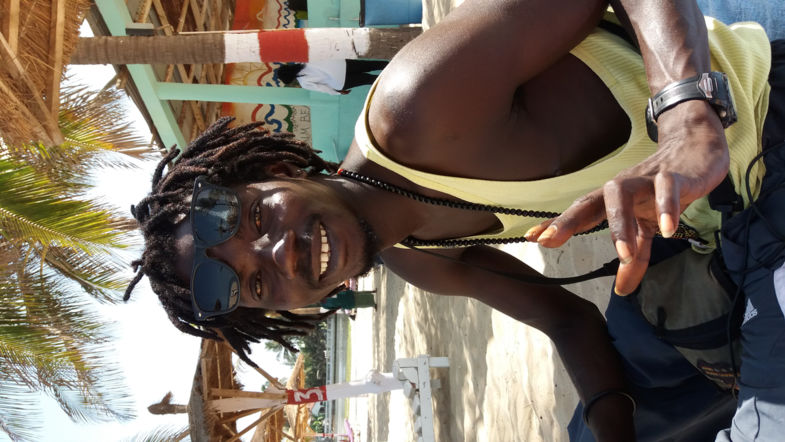 The smiling guide from the Gambia!