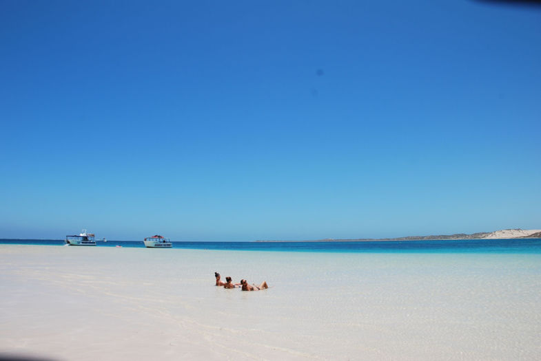 Coral Bay chillen met de meiden