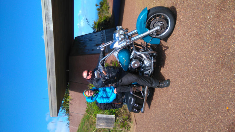 Cape Reinga on the back of a Harly :D