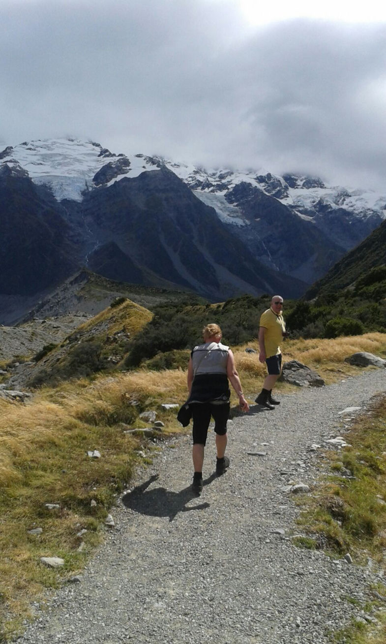 Spannende wandeling naar Mont Cook