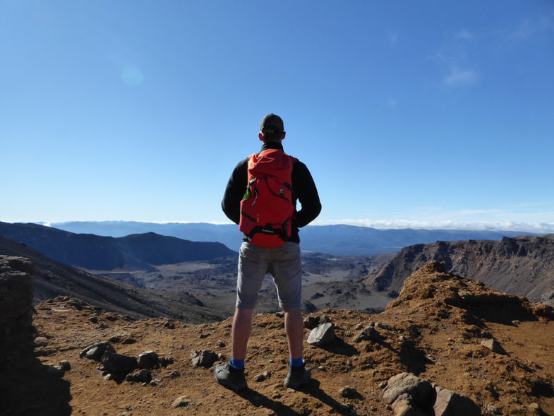 Zware tocht Mount doom op