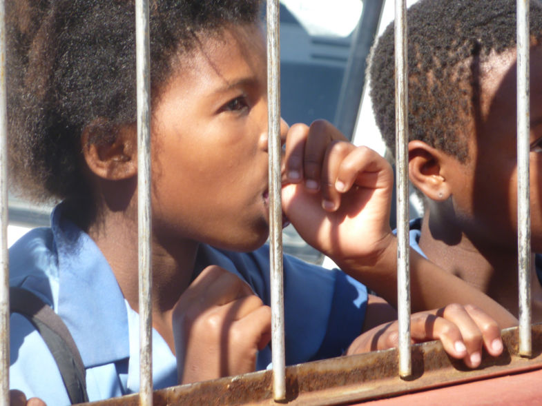 schoolmeisje port elisabeth zuid afrika