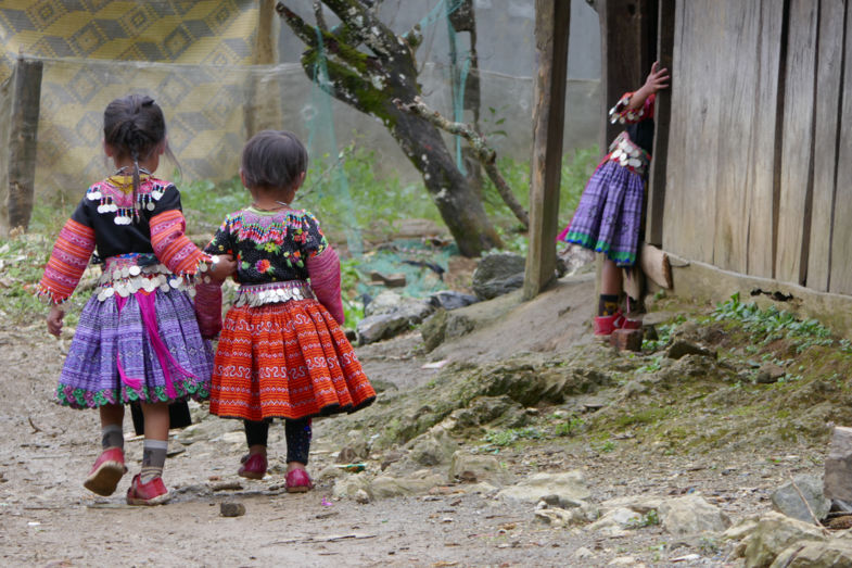 Bergstam Hmong in Xa Linh