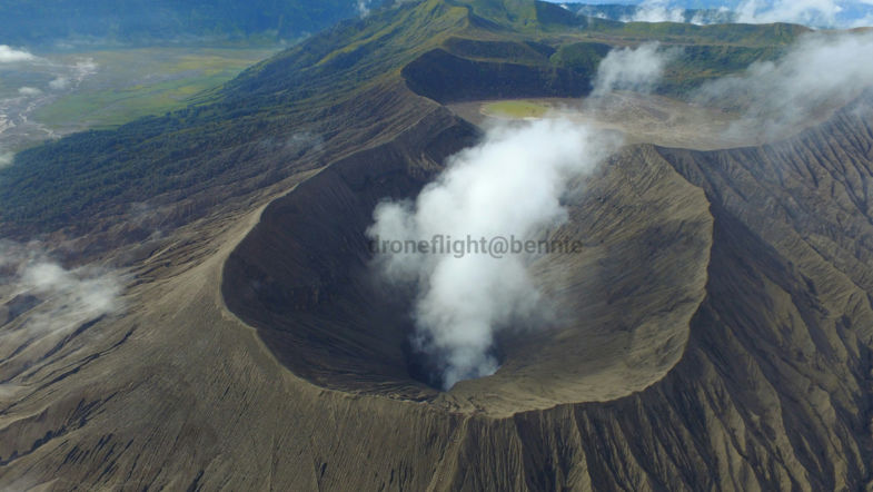 Bromo vulkaan op Java  vanaf boven
