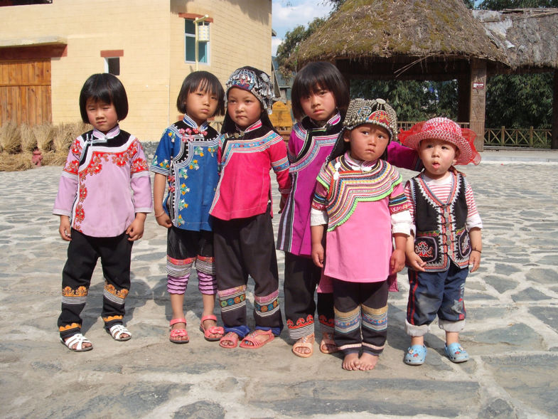 kinderen in Yunnan
