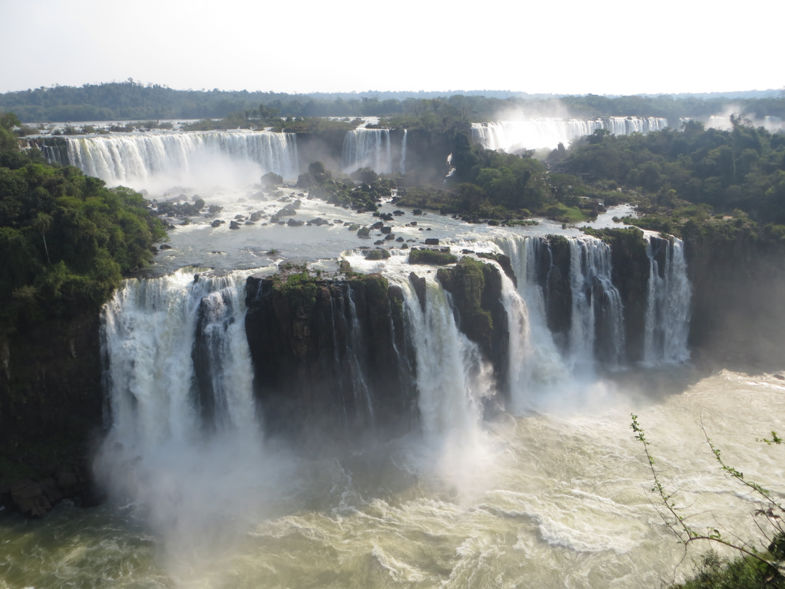 De prachtige watervallen van Foz de Iguazu Argentinië
