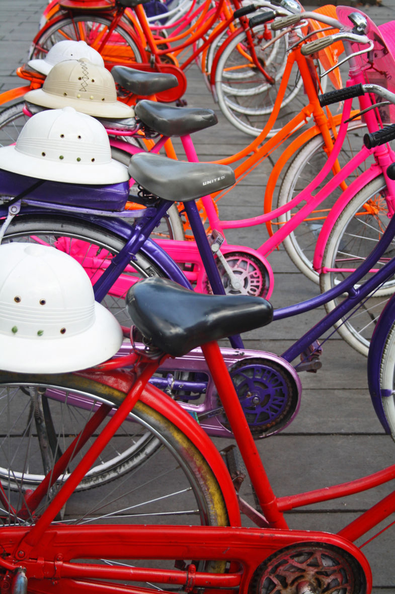 Nederlandse fietsen in hartje Jakarta