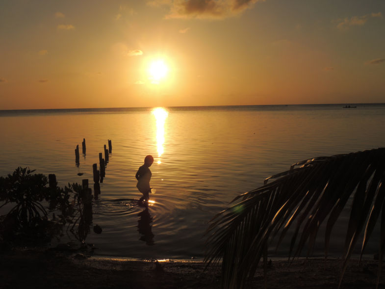 Sunset in Belize