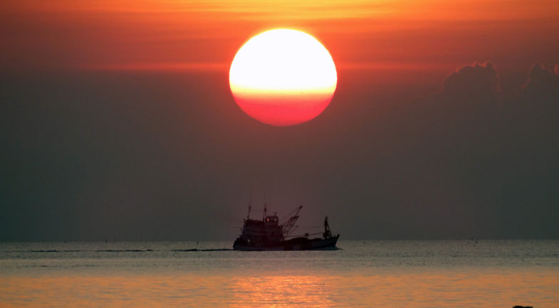 2015 Koh Phangan Thailand, zonsondergang