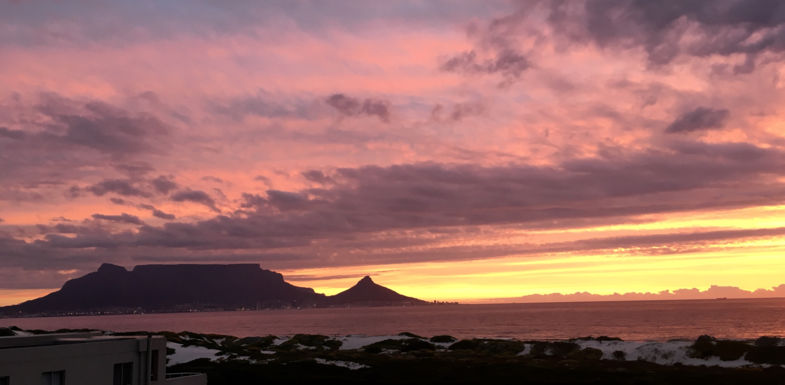 Our view of Table Mountain