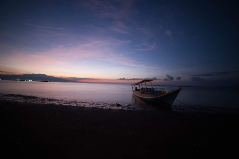 Sunset in indonesia