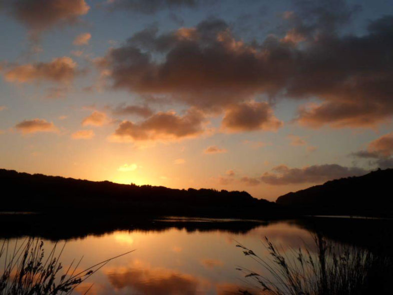 Kamperen aan een meer