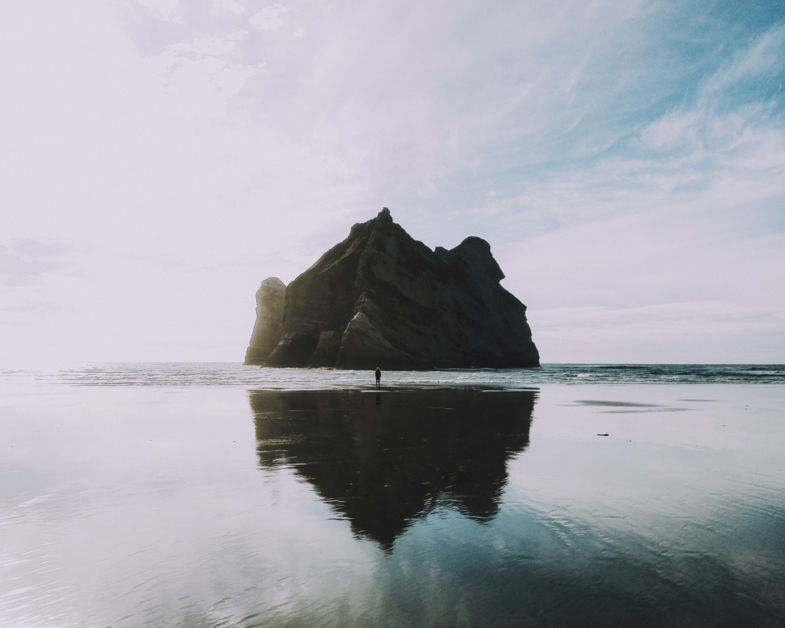 Wharariki beach, New Zealand