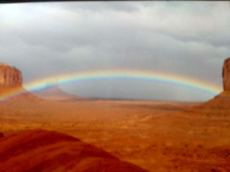 Prachtige natuurfenomeen boven Monument Valley