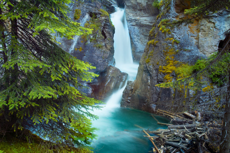 Johnston Canyon waterval
