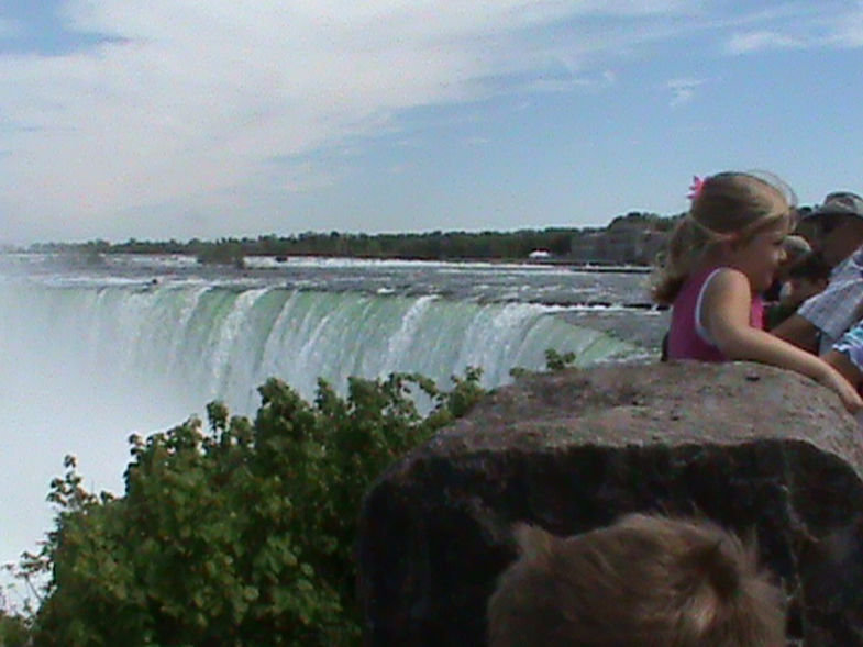 Niagara watervallen, adembenemend.