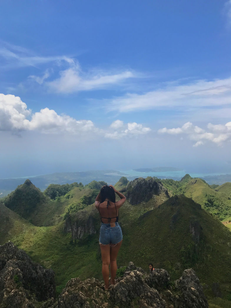 Enjoying this amazing view of Osmeña Peak