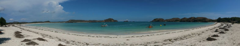 Mooi strand van Kuta in Lombok
