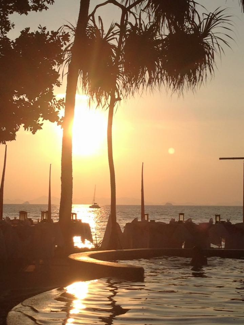 Zonsondergang Railay beach