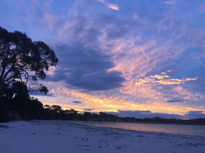 Sunset at Wineglass Bay