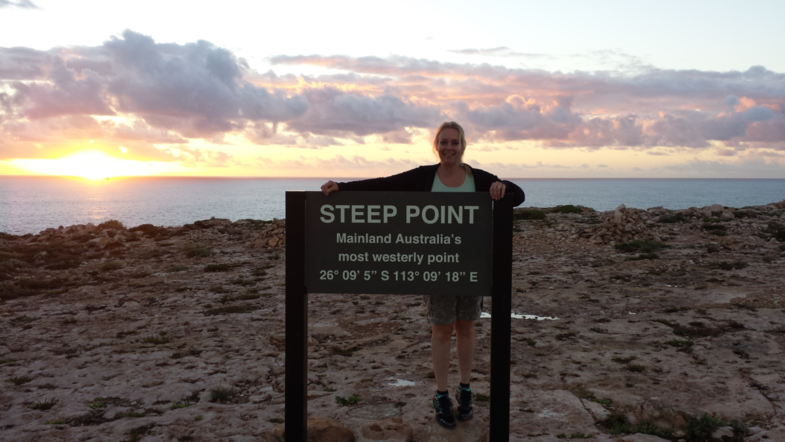 Steep Point, meest westelijke punt van Australië. Het einde van de wereld, zo mooi!!
