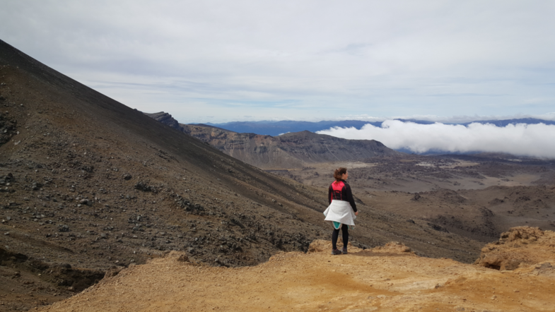 Tongariro crossing. 8 uur wandelen over een vulkaan, met een fantastisch uitzicht.