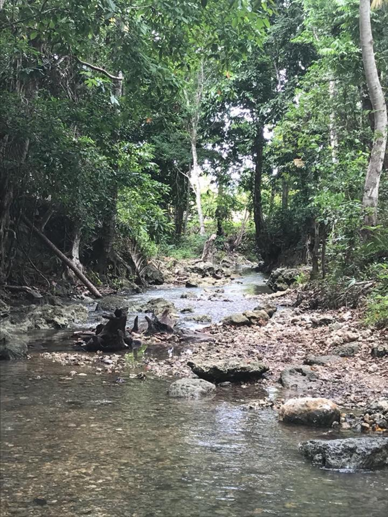Kaki air in kampung Wakpapapi, Babar