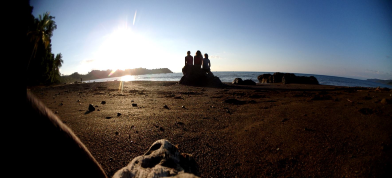 Three friends in Costa Rica