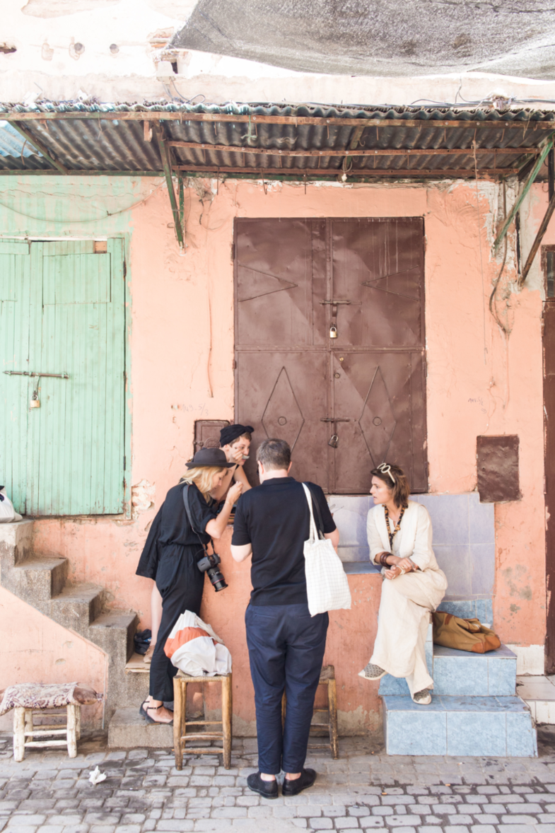 A normal dinner at Marrakech