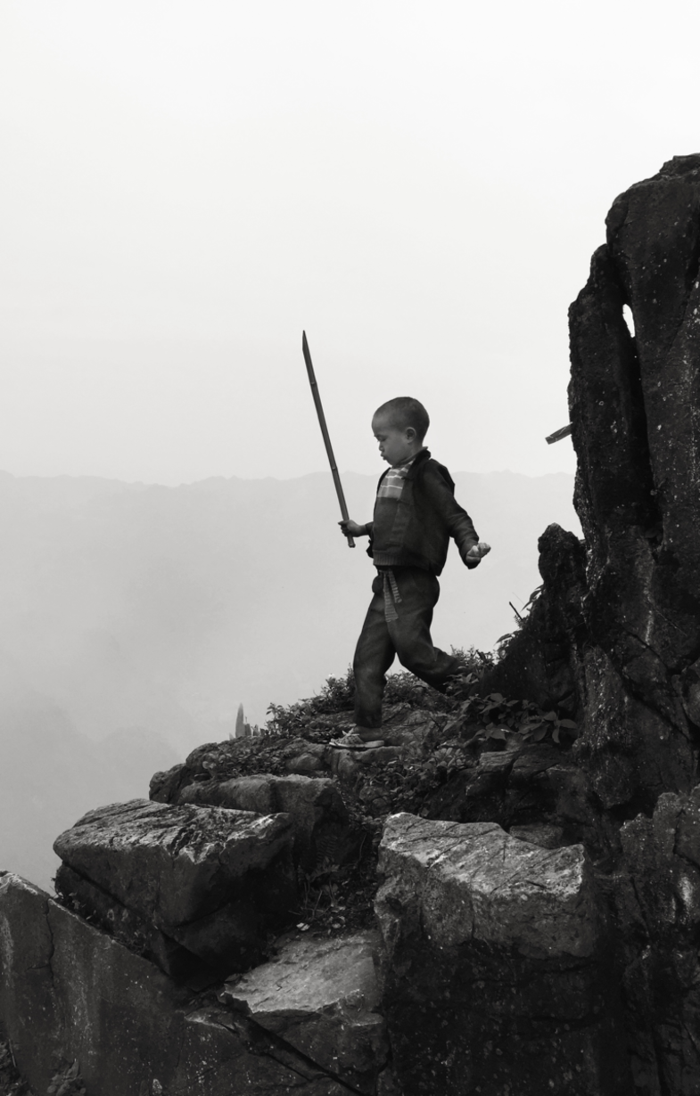 Hmong kid going higher grounds