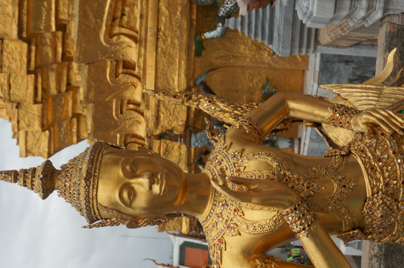 Bij koninklijk paleis Bangkok