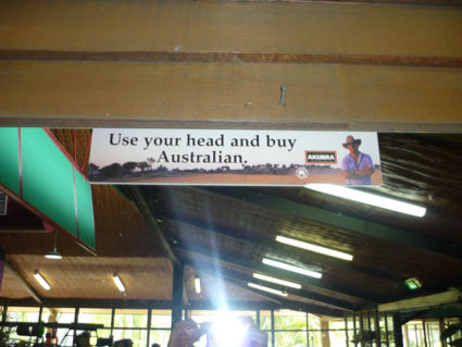 Gebruik je hoofd en koop Australische producten