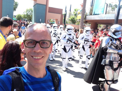 Oog in oog met stormtroopers in Orlando op de beste vakantie bestemming ooit