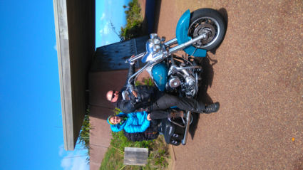 Cape Reinga on the back of a Harly :D