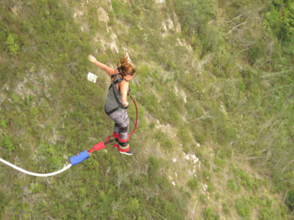 World's highest bungee 216 meter