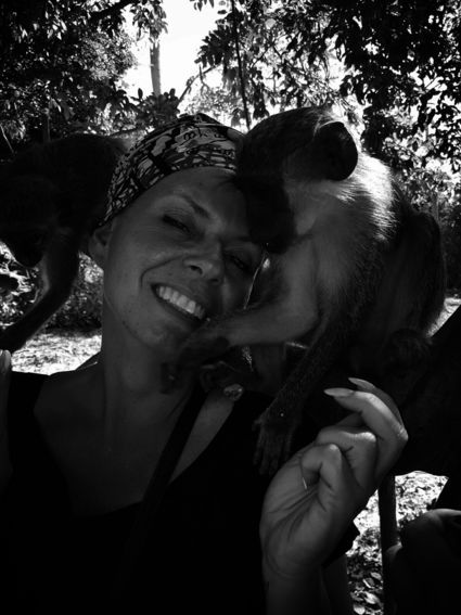 Hugging my best friend