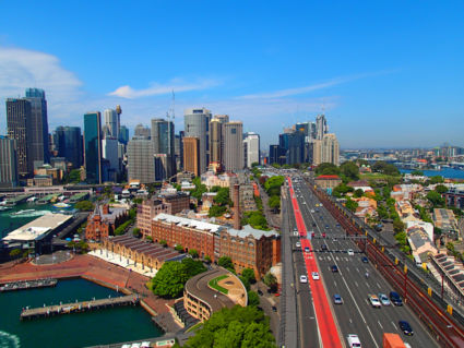 Sydney vanaf Harbour Bridge!