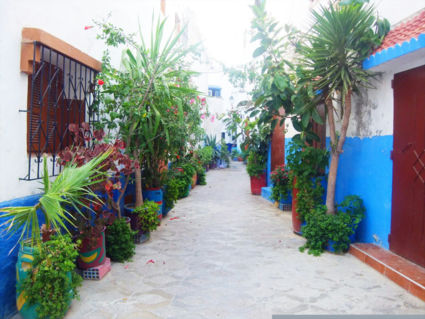 Schattige straatjes in Asilah- Marokko