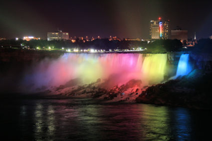 Lichtshow Niagara Falls, Canada
