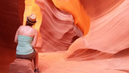 Genieten van de prachtige Antelope Canyon