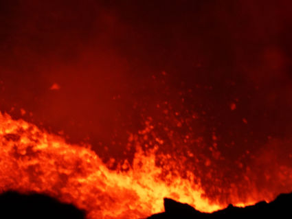 Magma in masaya vulkaan