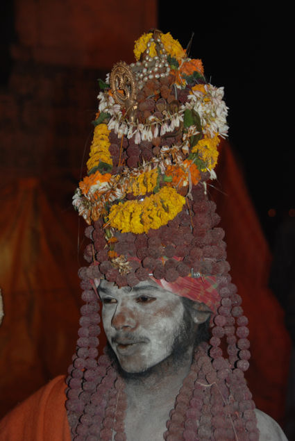 Sadhu, heilige man, in Benares