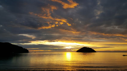 Sunrise in Abel Tasman NP...