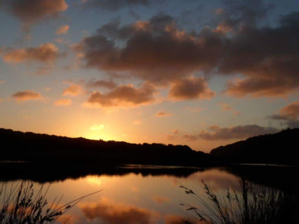 Kamperen aan een meer