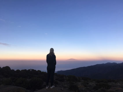 Sunrise in a magical way on a magical place