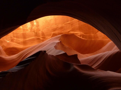Het lichtspel van Antelope Canyon, Arizona
