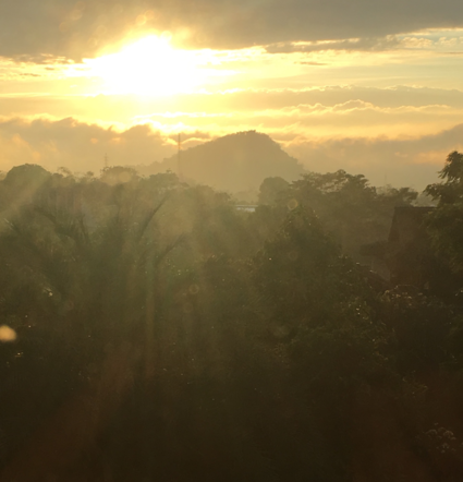 Goedemorgen mooi Batu Indonesië