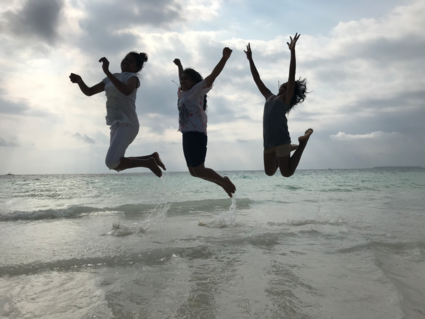 Jump at NgurBloat Beach